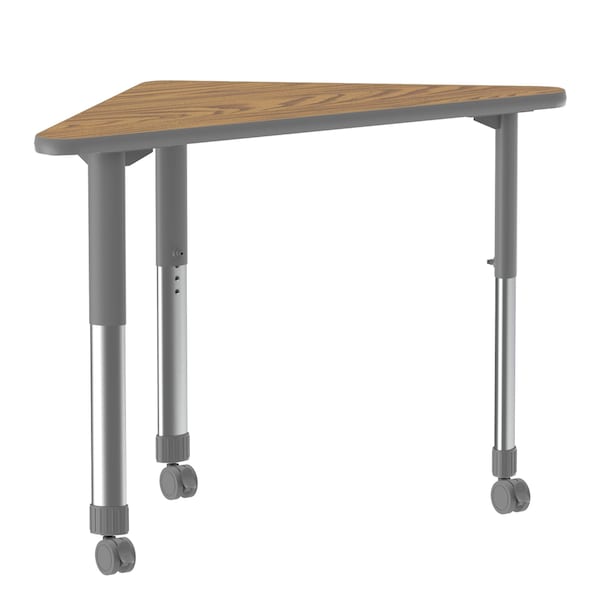 HPL Collaborative Desk - Casters - Wing